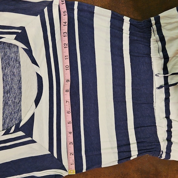 Splendid navy and white striped maxi dress - Picture 11 of 12